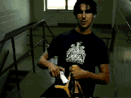 Picture of student selling a gun